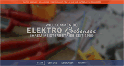 Desktop Screenshot of elektro-bebensee.de